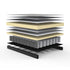 Duplexo Styletto Sofa Bed With Armrests / Dark Wood